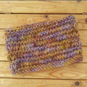 Ridged Cowl - a free pattern with each skein of Chunky Merino Chainette yarn