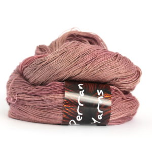 Lace Silk Baby Camel yarn handdyed in shade Blackcurrant Sorbet