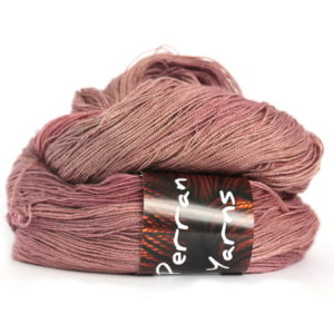 4ply silk baby camel yarn in shade Blackcurrant Sorbet