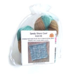 Knit or crochet kit in organza bag