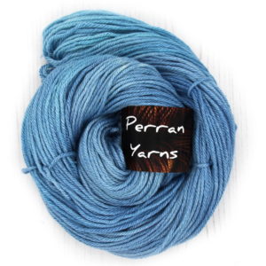 Aran Merino Silk yarn hand dyed in shade Burnished Orange