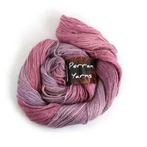 Lace Egyptian yarn in shade Blackcurrant Sorbet
