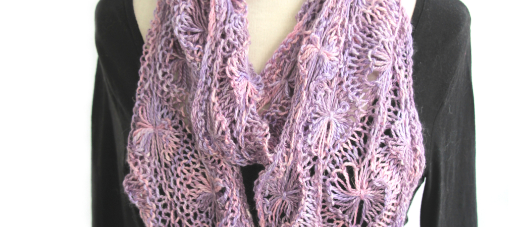 Knit the Perfect Spring scarf